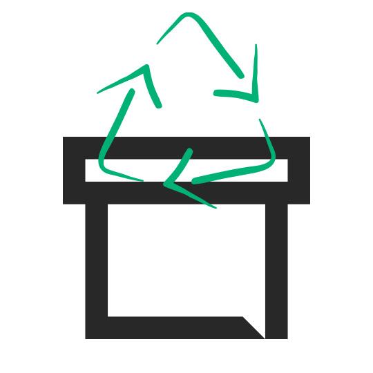 Ücretsiz sunulan  toner geri alma hizmeti Free Toner Take-Back Service