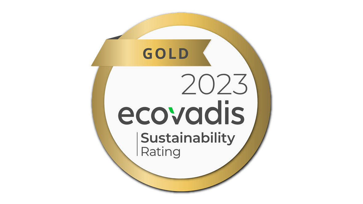 Ecovadis Gold Metal 2023