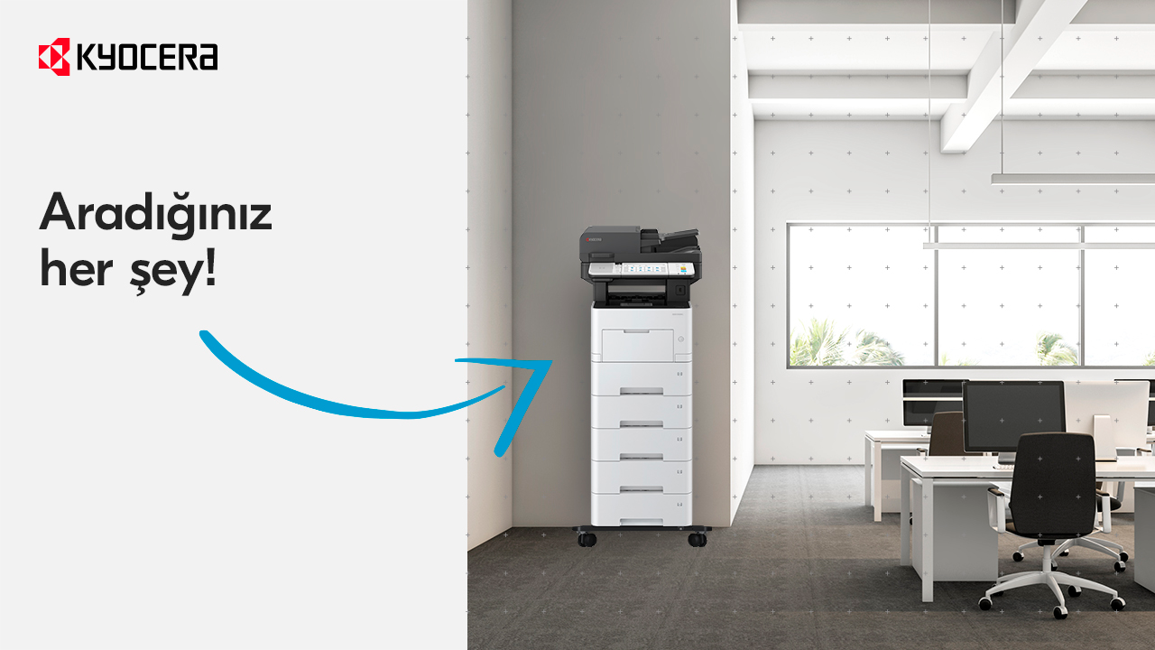 MA6000 yazıcı ofis içerisinde